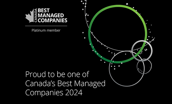 Proud to be one of Canada's Best Managed Companies 2024